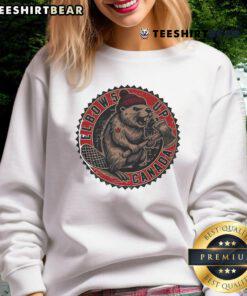 Cozy Top Canadian Made Elbows Up Sweatshirt featuring a stylish design, perfect for casual wear and comfort.