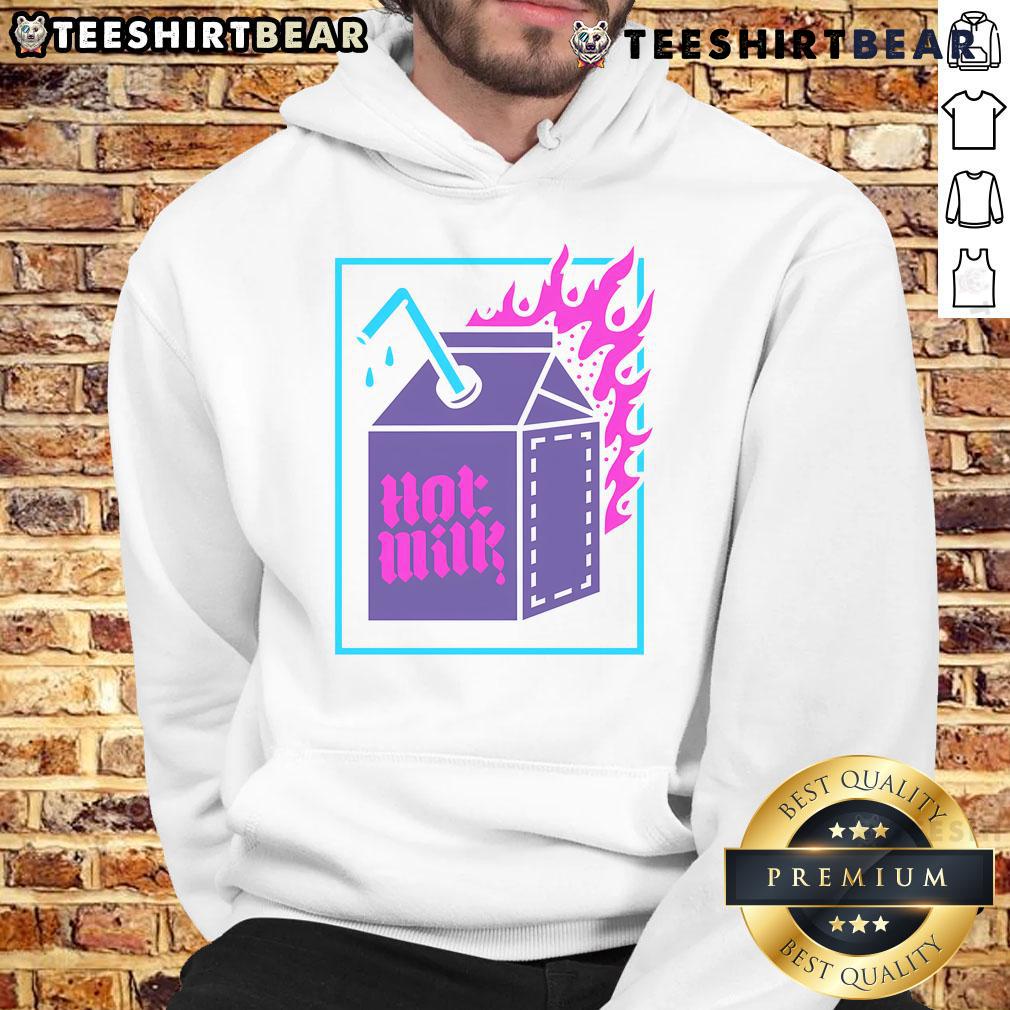 Colorful hot milk box hoodie featuring vibrant designs, perfect for stylish comfort and casual wear.