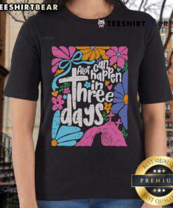 Top Easter A Lot Can Happen In 3 Days tee design for Christian ladies celebrating Easter and faith.