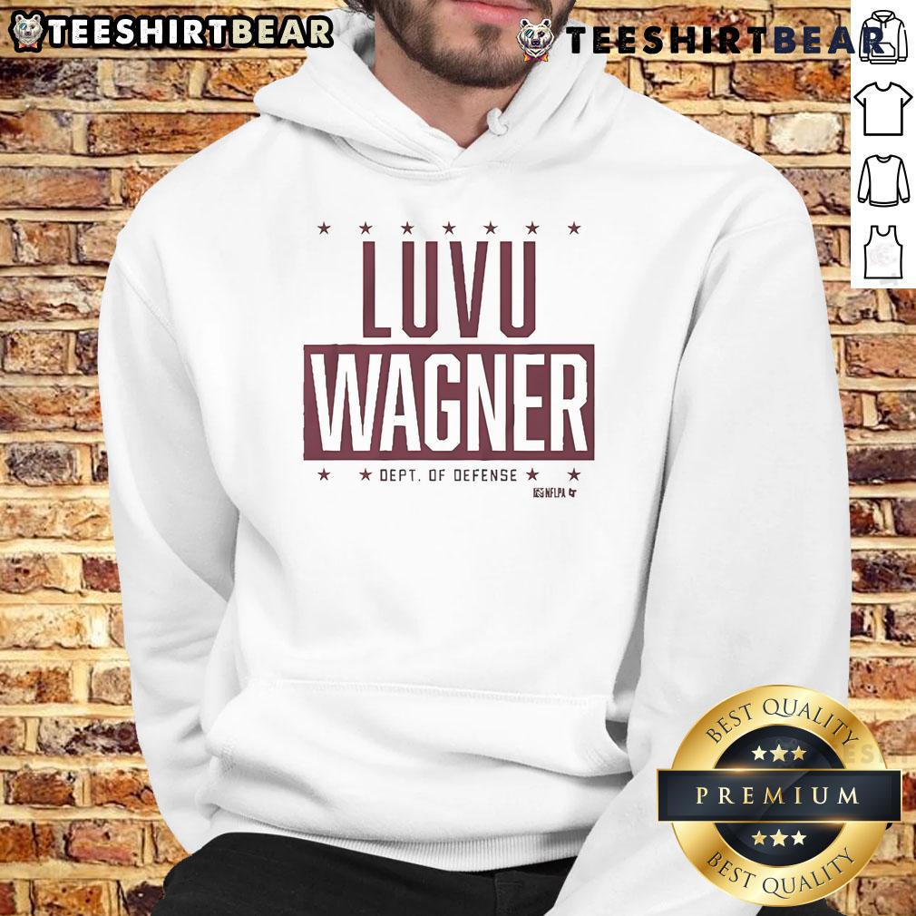 Top Frankie Luvu and Bobby Wagner Department of Defense hoodie design featuring bold graphics and comfortable fit.