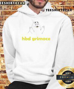 Top HBD Grimace Hoodie featuring vibrant colors and a playful design, perfect for casual wear and fans of Grimace.