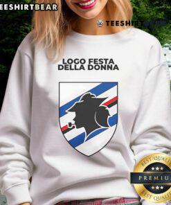 Festa della Donna sweatshirt featuring stylish design and vibrant colors, perfect for Women's Day celebrations.