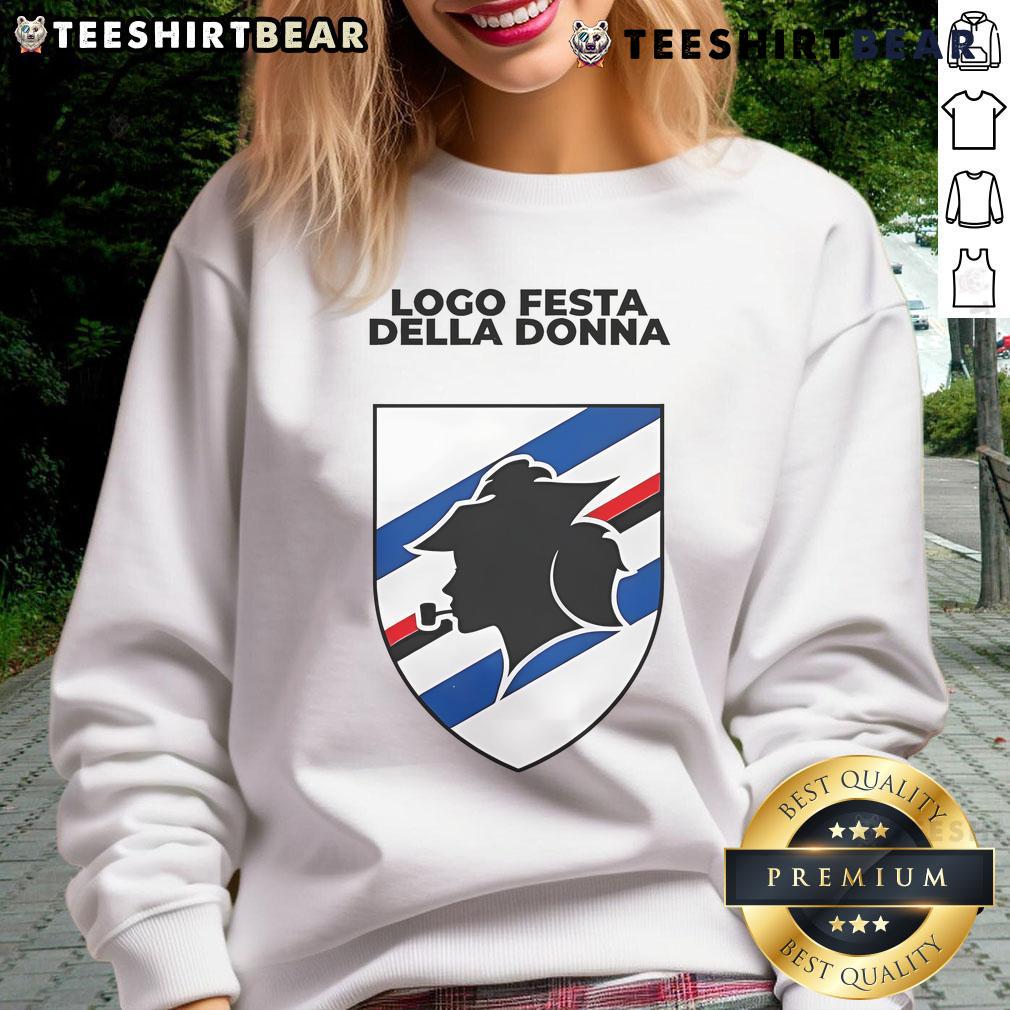 Festa della Donna sweatshirt featuring stylish design and vibrant colors, perfect for Women's Day celebrations.