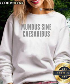Alt Text: Top Mundus Sine Caesaribus Graber Message Open Network Sweatshirt in casual style, perfect for everyday wear.