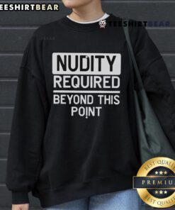 Top Naked Truth Humor Geek Sweatshirt featuring a playful graphic design for quirky, humorous fashion lovers.