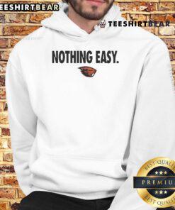 Alt Text: Stylish Top Oregon State Beavers Nothing Easy hoodie in black, perfect for fans supporting their team.