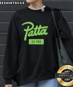 Top Patta 20 Years Sweatshirt in vibrant colors, showcasing a stylish design perfect for casual wear and street fashion.