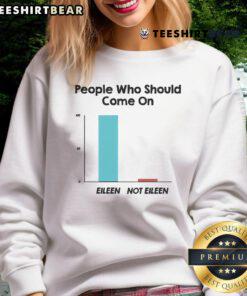 Cozy 'Come On Eileen' sweatshirt featuring top people designs, perfect for fans of the classic song and stylish comfort.