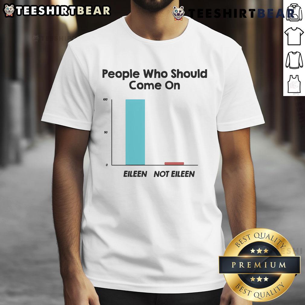 Top People Who Should Come On Eileen T-Shirt featuring fun graphic design, perfect for fans of the classic song.