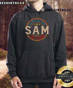 Top Sam The Man The Myth The Legend Vintage Hoodie in stylish design, perfect for casual wear and vintage fashion lovers.