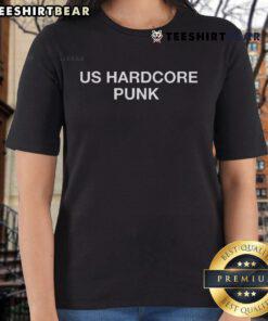 Top US Hardcore Punk Ladies Tee featuring bold graphics and a stylish design for punk fashion enthusiasts.