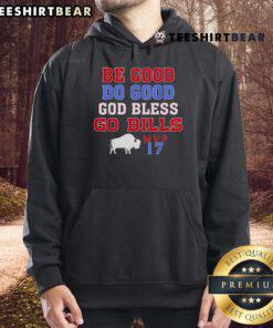 Alt Text: Top vintage 'Be Good Do Good God Bless Go Bill MVP 17' hoodie, featuring a stylish design and vibrant colors.