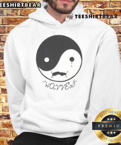 Alt Text: Stylish Top Wavves Yin Yang Hoodie featuring a trendy design in black and white, perfect for casual outfits.