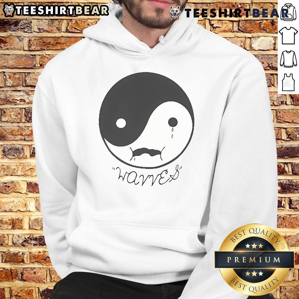Alt Text: Stylish Top Wavves Yin Yang Hoodie featuring a trendy design in black and white, perfect for casual outfits.