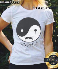Alt Text: Top Wavves Yin Yang Ladies Tee featuring a stylish yin-yang design on a comfortable women's t-shirt.