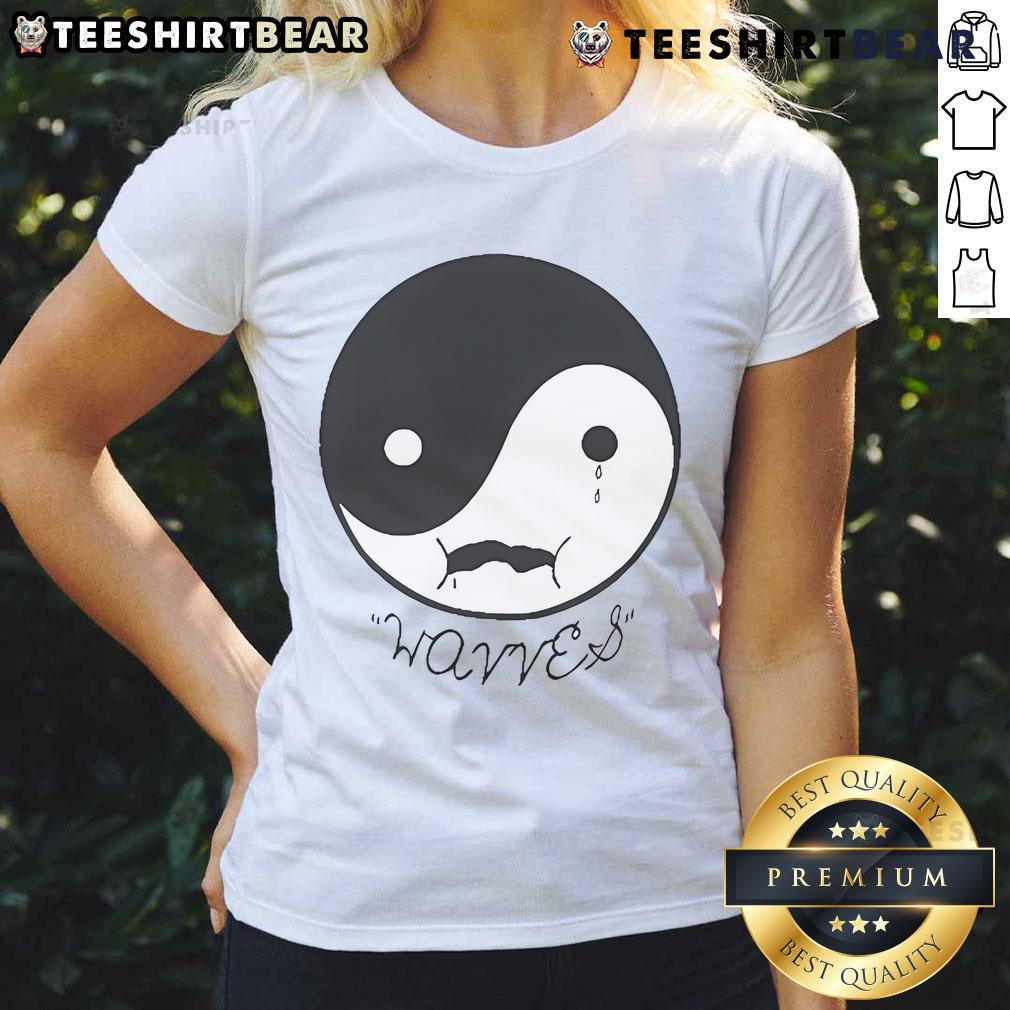 Alt Text: Top Wavves Yin Yang Ladies Tee featuring a stylish yin-yang design on a comfortable women's t-shirt.