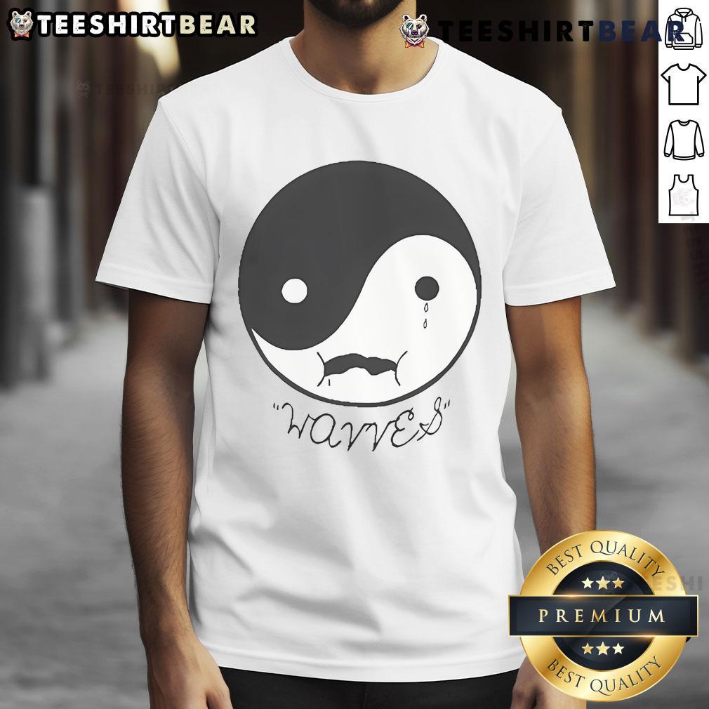Top Wavves Yin Yang T-Shirt design featuring a stylish yin yang graphic on a trendy tee for casual wear.