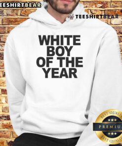 Stylish Top White Boy of the Year Hoodie in black, perfect for casual wear and showcasing trendy street fashion.