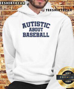 Awesome Autistic About Baseball Hoodie featuring a vibrant design, perfect for baseball fans celebrating neurodiversity.
