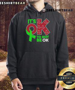 Awesome Boston Red Sox hoodie with 'It's OK to Not Be OK' slogan, perfect for fans showing support and comfort.