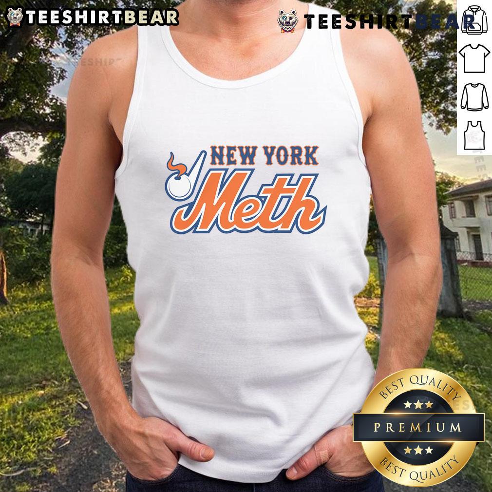 Stylish Awesome New York Meth Tank Top featuring bold graphics and a trendy design perfect for casual wear.
