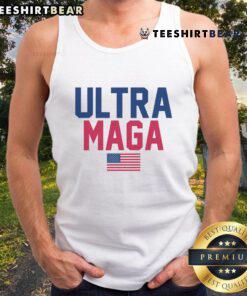 Awesome Ultra MAGA America Flag Tank Top featuring a bold design for patriotic style and support of MAGA ideals.