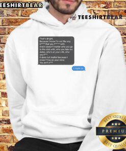 Funny Elijah in a cozy hoodie, showcasing the text message design perfect for casual wear and humor lovers.