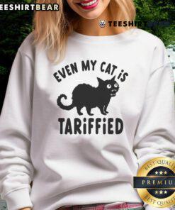 Funny sweatshirt featuring a creepy cat face that terrifies even my cat perfect for cat lovers and Halloween.