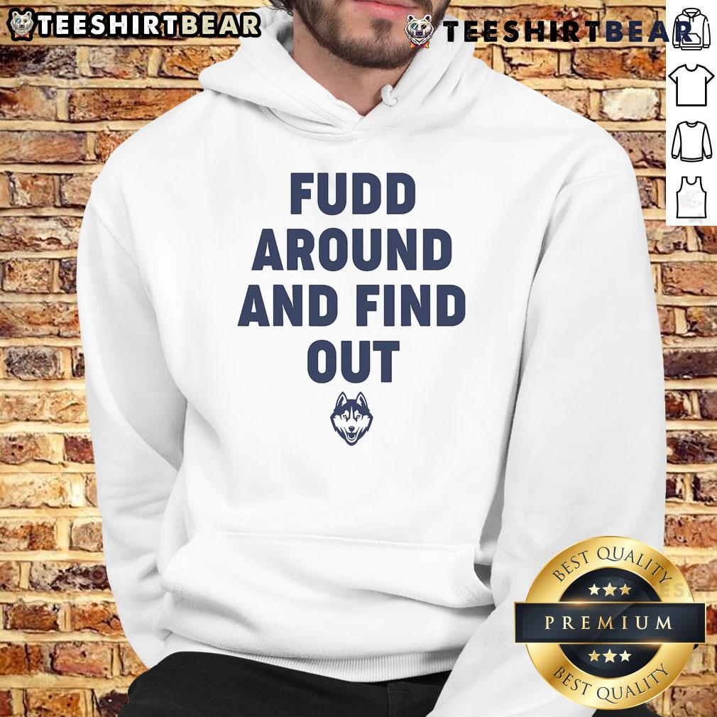 Funny Fudd Around and Find Out Hoodie design featuring playful graphics and vibrant colors, perfect for casual wear.
