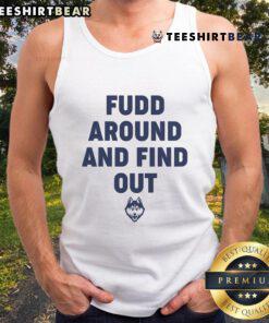 Funny Fudd Around and Find Out Tank Top featuring a humorous graphic design perfect for casual summer wear.