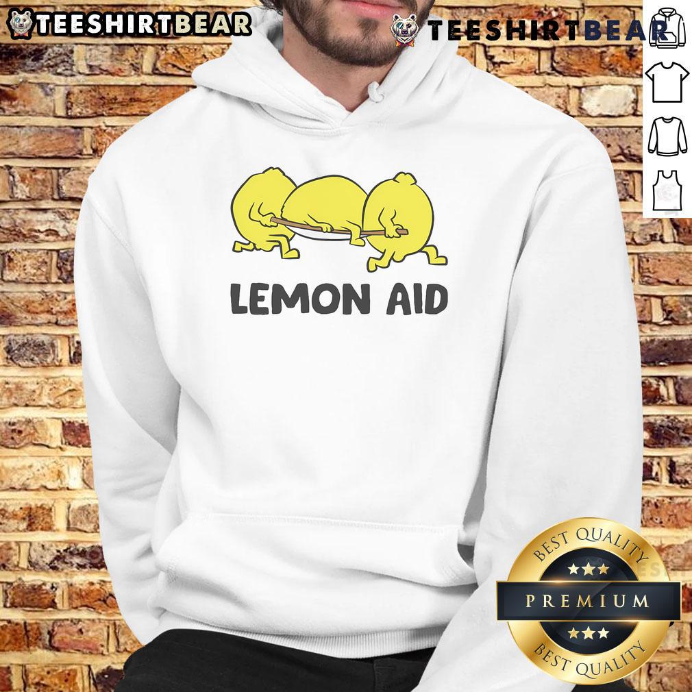 Funny lemons lover hoodie featuring a lemon pun design, perfect for lemon aid fans and pun enthusiasts.