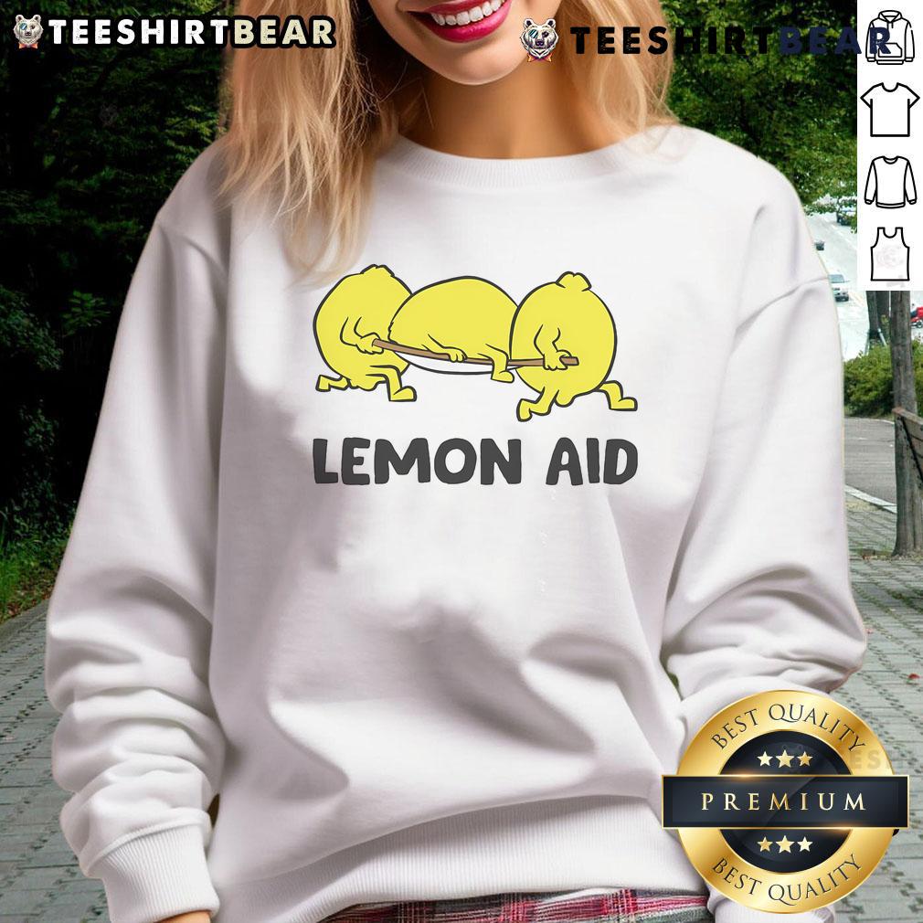 Funny lemons lover sweatshirt featuring a playful lemon pun, perfect for citrus fans and pun enthusiasts.