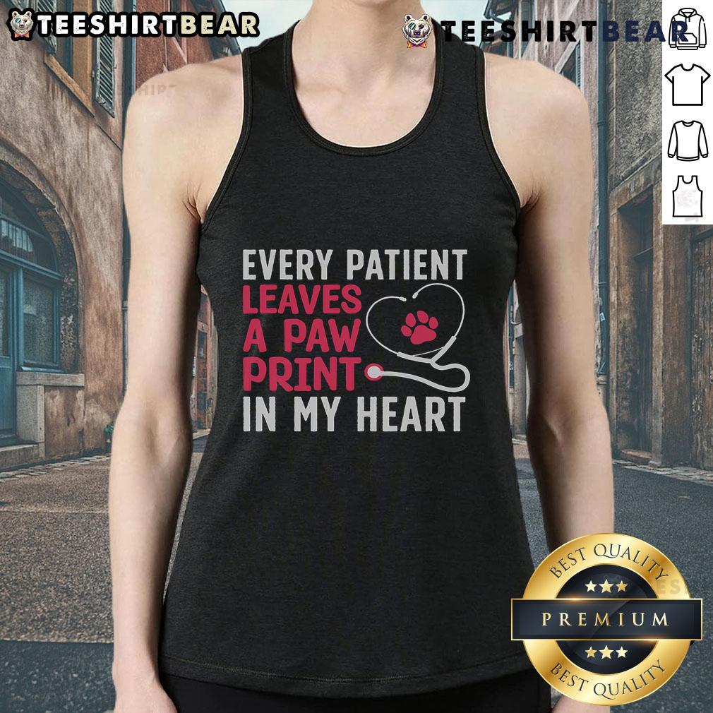 Funny veterinarian art tank top for women, perfect for pet lovers and veterinary enthusiasts. Stylish and humorous design.