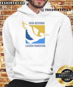 Alt Text: Good Agua Hedionda Lagoon Foundation logo hoodie featuring a vibrant design promoting conservation and community awareness.