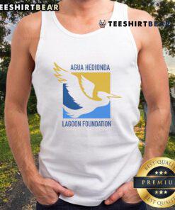 Alt Text: Good Agua Hedionda Lagoon Foundation logo tank top featuring vibrant design and eco-friendly message.