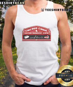 Good C2E2 Chicago Comic and Entertainment Expo 8-Bit Stadium Tank Top featuring retro gaming graphics.