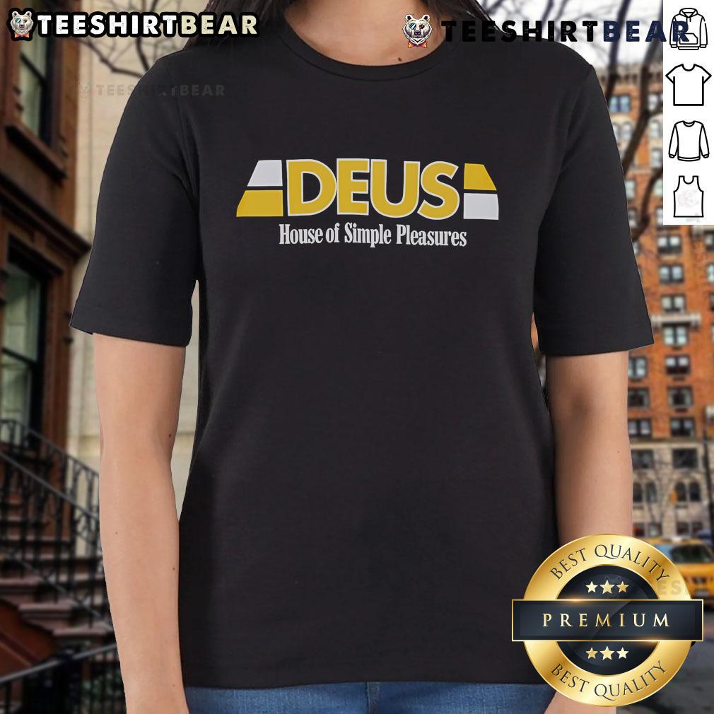 Good Deus House of Simple Pleasures Ladies Tee featuring a stylish design and comfortable fit for casual wear.