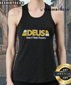 Good Deus House of Simple Pleasures tank top featuring a stylish design perfect for casual summer wear.