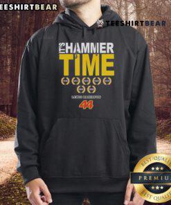 Good Lewis Hamilton 44 It's Hammer Time Signature Hoodie showcasing stylish design for F1 fans and racing enthusiasts.