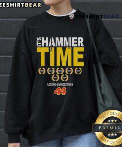 Good Lewis Hamilton 44 It's Hammer Time Signature Sweatshirt featuring bold graphics and premium fabric for fans.