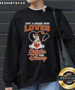 Good Mickey Mouse sweatshirt for nurses who love Baltimore Orioles and Disney, perfect for casual outings and game days.