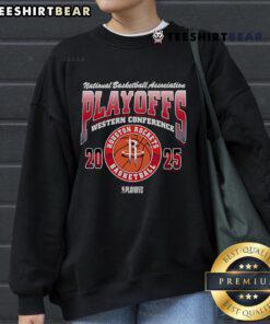 Good National Basketball Playoff Eastern Conference Houston Rockets 2025 sweatshirt featuring team logo and vibrant colors.