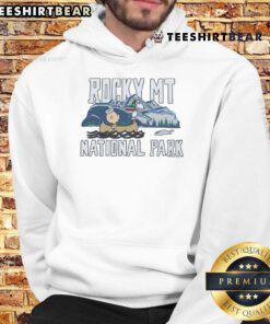 Good Peanuts Charlie Brown hoodie featuring Rocky Mountain National Park design, perfect for outdoor enthusiasts.