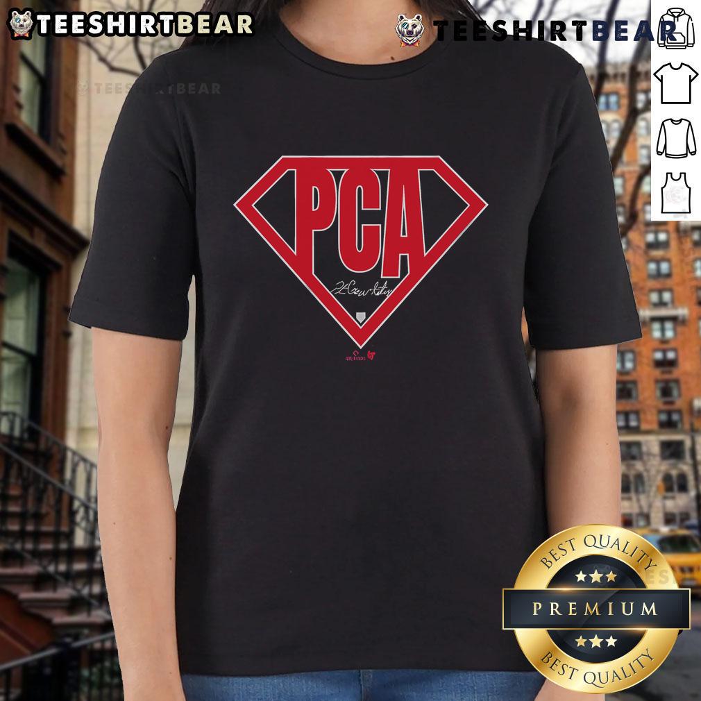 Good Pete Crow Armstrong Super PCA Ladies Tee featuring vibrant design, perfect for fans and casual wear.