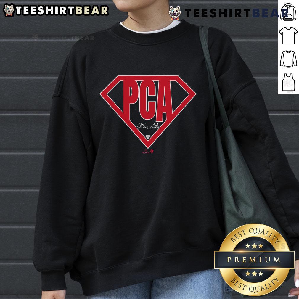Alt Text: Good Pete Crow Armstrong Super PCA sweatshirt in vibrant colors, perfect for baseball fans and stylish comfort.