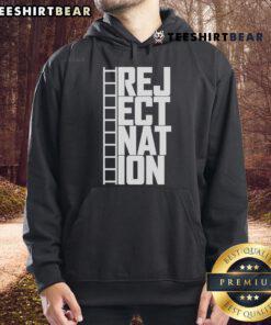 Alt Text: Good Reject Nation Film Strip hoodie featuring The Reel Rejects logo, perfect for fans of movie reviews and pop culture.