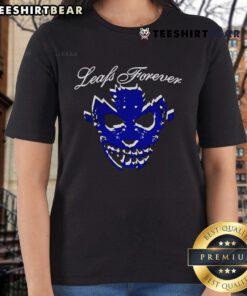 Good Toronto Maple Leafs Forever Mask Ladies Tee featuring vibrant team colors and stylish design for female fans.