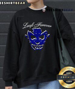 Good Toronto Maple Leafs Forever Mask Sweatshirt featuring team logo and vibrant colors, perfect for fans and cold weather.