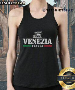 Vintage Venice Italy souvenir tank top featuring the Italian flag, perfect for travel enthusiasts and Italy lovers.