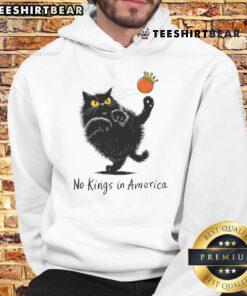 Hot No Kings In America We The People Political Cat Hoodie featuring a bold graphic and cozy design for activists.